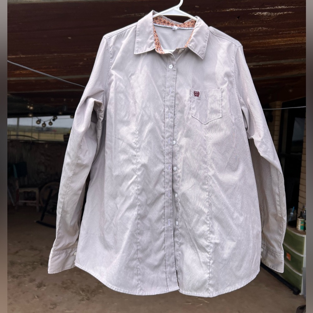 Cinch TENCEL Patterned Collar Shirt